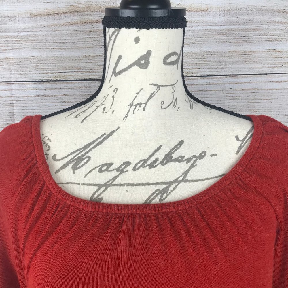 Bailey44 Red/Rust Colored Light-Weight Sweater - Picture 2 of 6